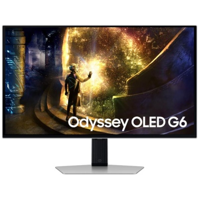 Monitor|SAMSUNG|LS27DG610SUXEN|27"|Gaming|Panel OLED|2560x1440|16:9|240Hz|Matte|0.03 ms|Swivel|Pivot|Height adjustable|Tilt|Colour Silver|LS27DG610SUXEN